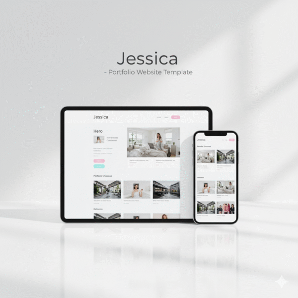 Jessica Portfolio Website Template